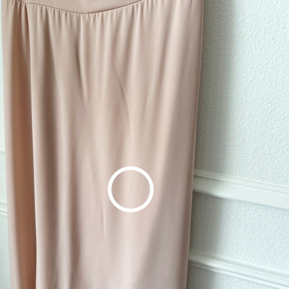 NEW Show Me Your Mumu Shannon One-Shoulder Chiffon Maxi Dress Dusty Blush Crisp - Picture 11 of 11
